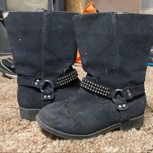 Little Girls Zip Up Boots Size 9